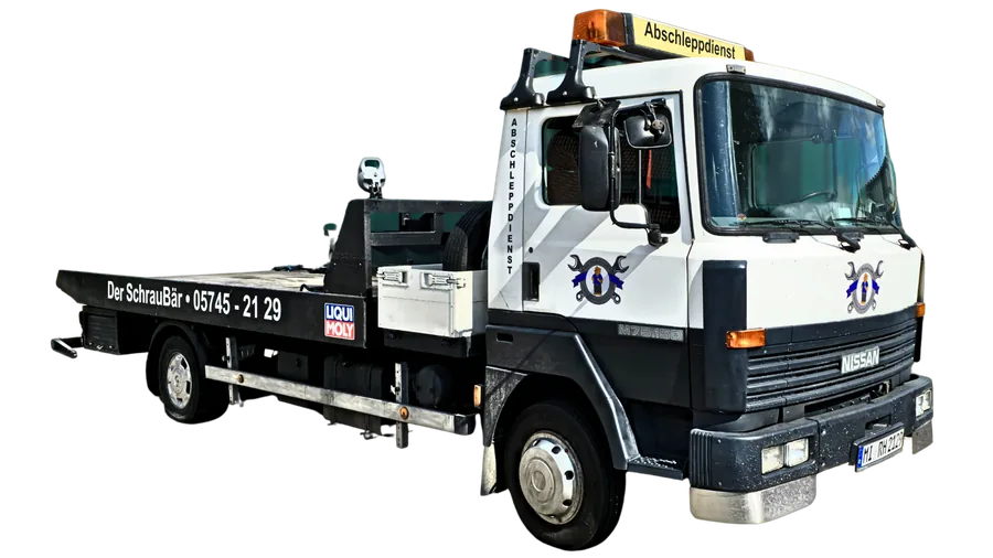 Unser Abschleppfahrzeug